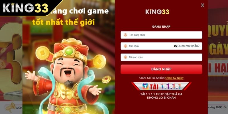 Hướng dẫn login tại trang chủ KING33 nhanh chóng