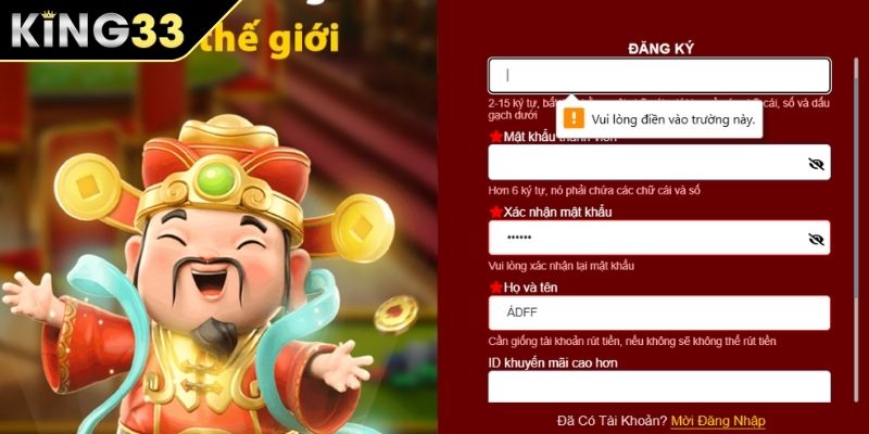 Một số lưu ý quan trọng để tiến hành đăng ký tài khoản
