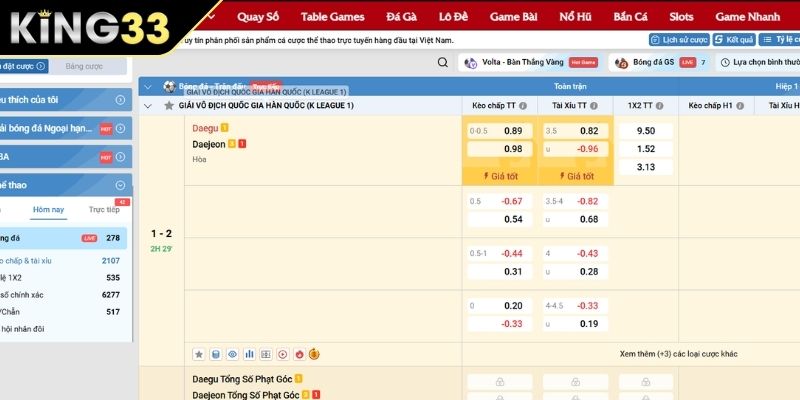 Vài nét về sảnh K - Sports KING33 Vài nét về sảnh K - Sports KING33